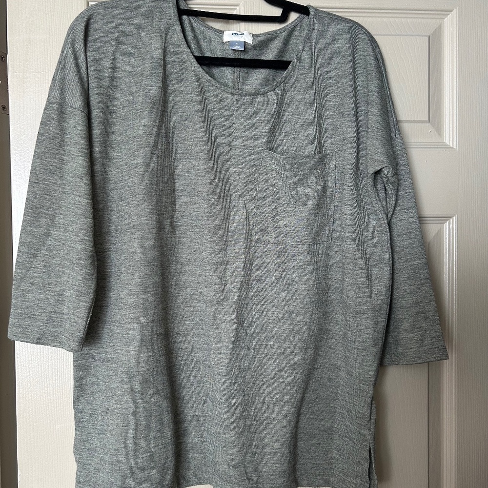Old Navy Green Heather Tunic Top